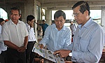 Chủ tịch UBND tỉnh kiểm tra tiến độ thi công các công trình