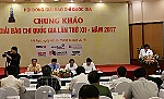 Giải Báo chí quốc gia 2017 có số lượng tác phẩm tham dự kỷ lục