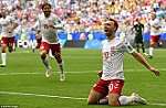 Đan Mạch vs Australia 1-1: 'Lính chì' rộng cửa vào vòng 1/8