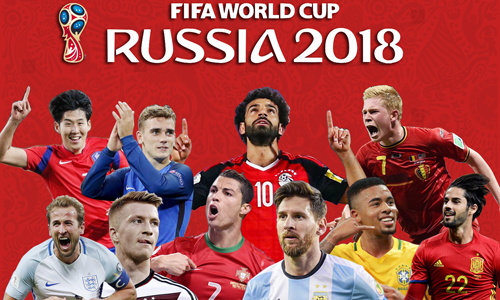 Những gương mặt đáng xem nhất World Cup 2018.                                                                 Đồ họa: VĂN THẢO