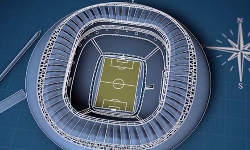 Sức chứa lý tưởng (không bắt buộc) của sân vận động World Cup là 80.000 chỗ ngồi.