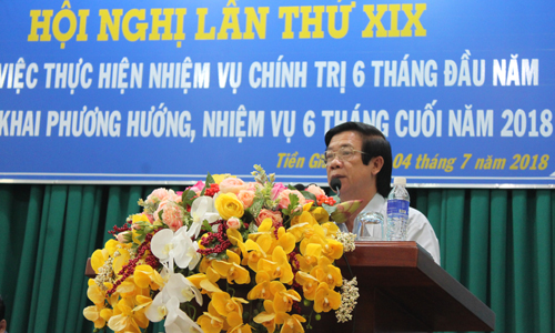 Đồng chí Nguyễn Văn Danh, phát biểu chỉ đạo tại hội nghị