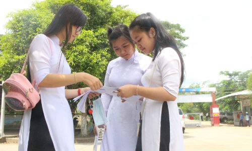 Nhìn chung, mặt bằng điểm thi năm nay tương đối thấp so với năm ngoái.