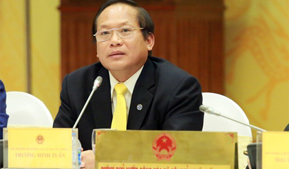 Ông Trương Minh Tuấn, Bộ trưởng Bộ Thông tin và Truyền thông. Nguồn: Vietnam+