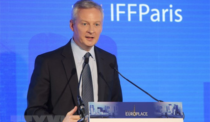 Bộ trưởng Tài chính Pháp Bruno Le Maire. Ảnh: AFP/TTXVN