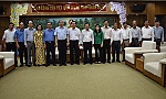 Bí thư Tỉnh ủy Nguyễn Văn Danh tiếp Chủ tịch Liên hiệp Hội Việt Nam