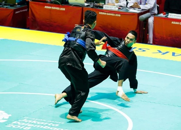 Pencak Silat giành 2 HCV tại ASIAD 2018. (Ảnh: Trọng Tuệ-Phúc Hưng/TTXVN)