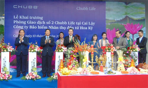 Chubb Life Việt Nam khai trương Văn phòng kinh doanh thứ 2 tại TX. Cai Lậy.