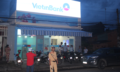 Ngân hàng nơi xảy ra vụ cướp.