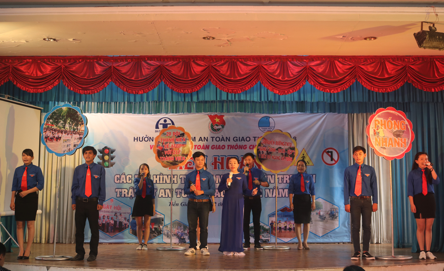 Phần thi của đơnvị Huyện Chợ Gạo.
