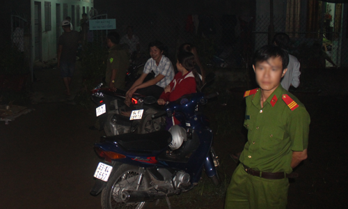 Khu trọ xảy ra vụ án mạng.