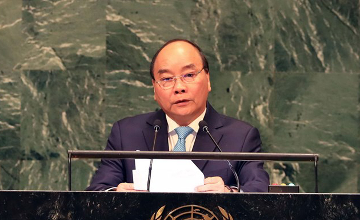 Thủ tướng Nguyễn Xuân Phúc phát biểu tại Phiên thảo luận cấp cao Đại hội đồng LHQ.