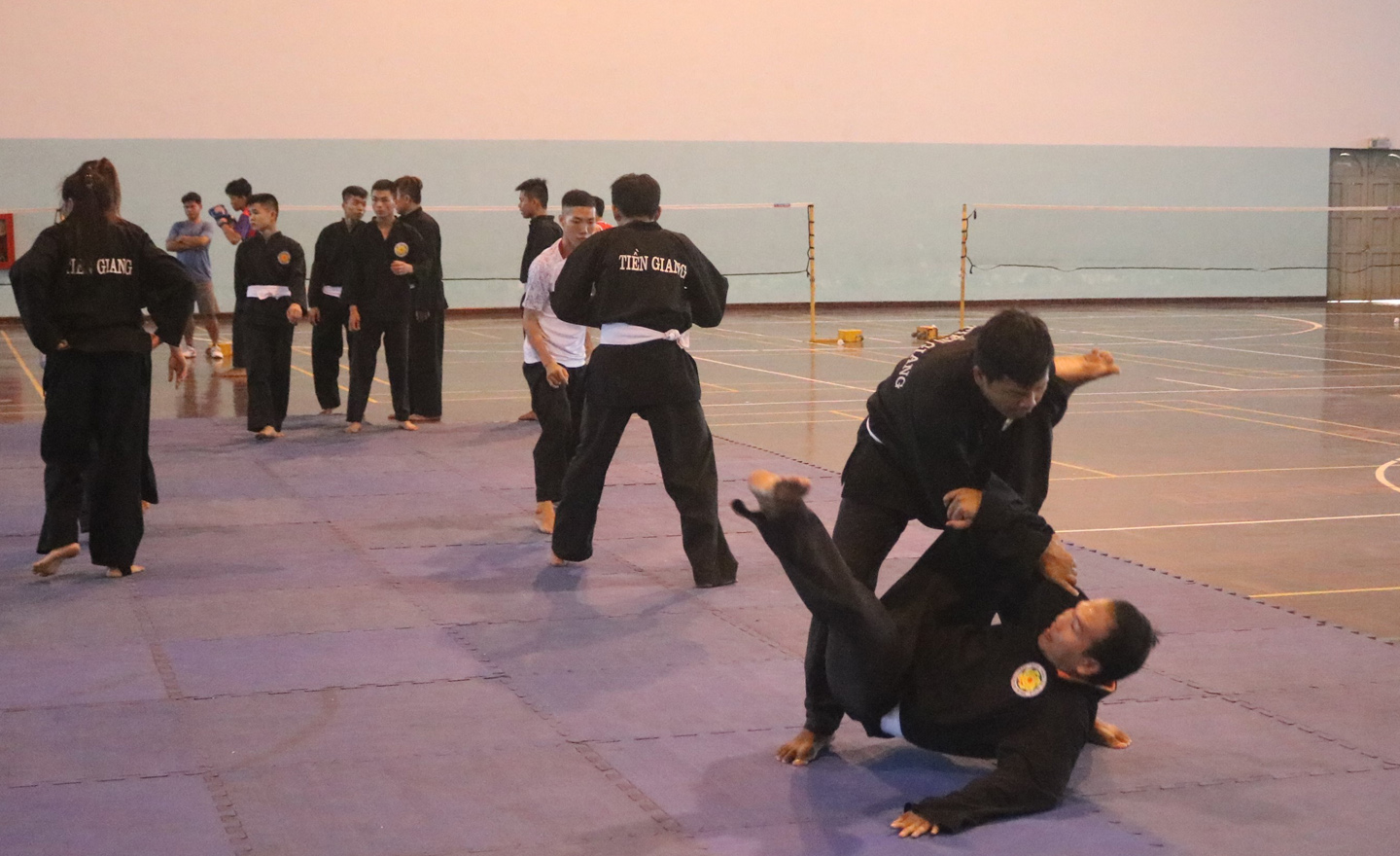 Đội Pencak Silat Tiền Giang đang trong  giai đoạn tập trung tập luyện để chuẩn bị  cho Đại hội TDTT toàn quốc năm 2018.