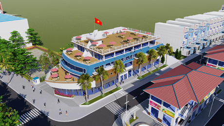 Mô hình phố đặc sản.