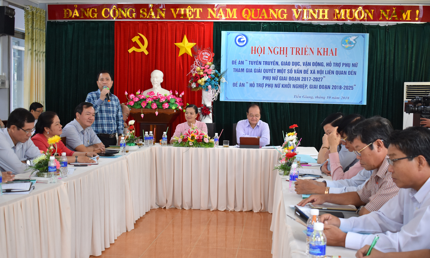 Đại biểu phát biểu tại hội nghị 