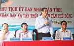 Nhiều người dân xã Tân Thới kiến nghị về nước sạch