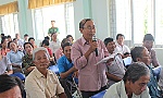 Cử tri quan tâm đến tình trạng xói mòn, sạt lở