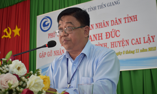 Đại diện lãnh đạo các Sở, ngảnh, địa phương trả lời ý kiến của nhân dân