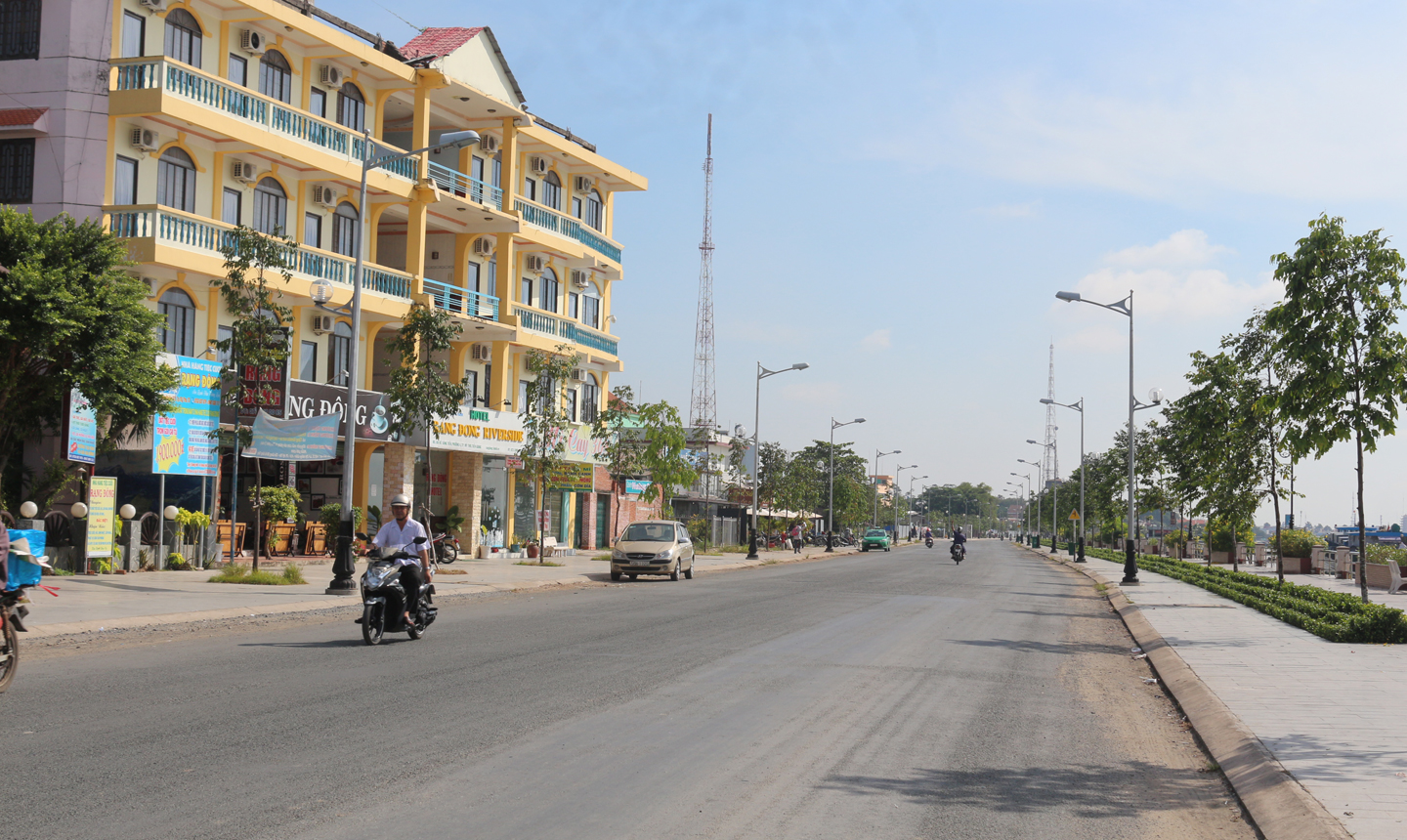 TP. Mỹ Tho không ngừng nâng chất cơ sở vật chất, hạ tầng ngày càng khang trang hơn. 		           Ảnh: H.L