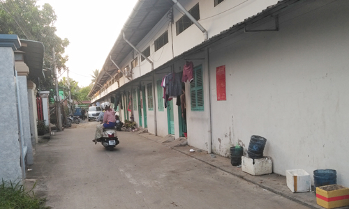 Khu nhà trọ 616, phường 5, TP. Mỹ Tho hiện đang thu tiền điện với giá 4.000 đồng/kWh