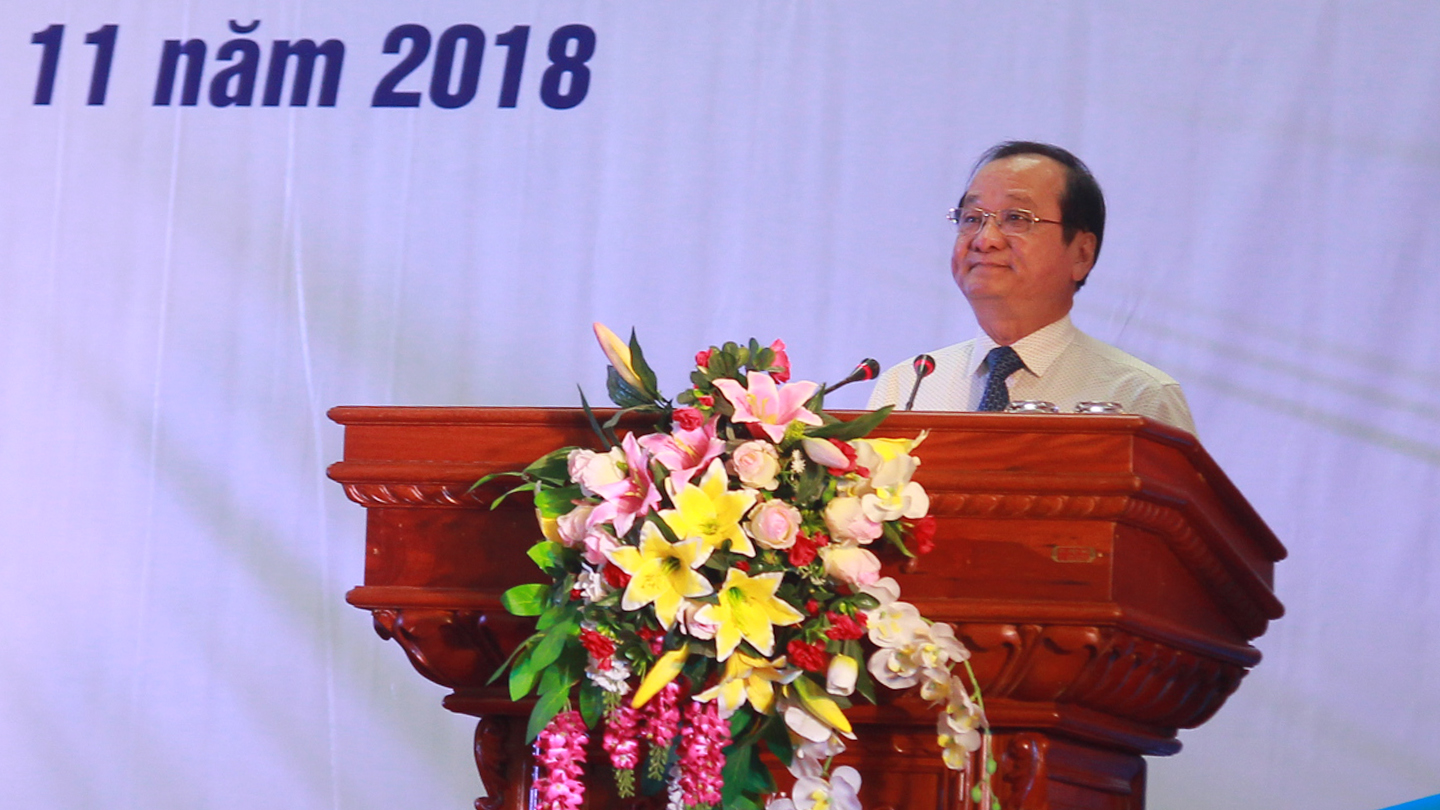 Phó Chủ tịch UBND tỉnh Tiền Giang Trần Thanh Đức phát biểu khai mạc.