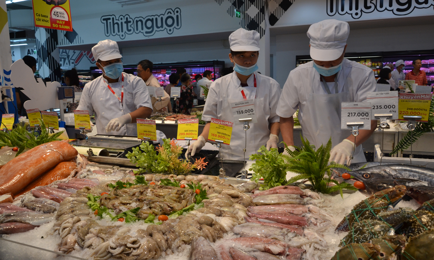 Nhiều sản phẩm nông nghiệp của Tiền Giang đã có mặt tại các trung tâm thương mại.