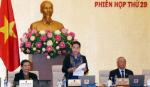 Khai mạc Phiên họp thứ 29 của Ủy ban Thường vụ Quốc hội