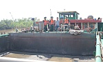 Tạm giữ 3 phương tiện vận chuyển cát trái phép