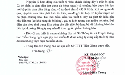 Do thiết bị 