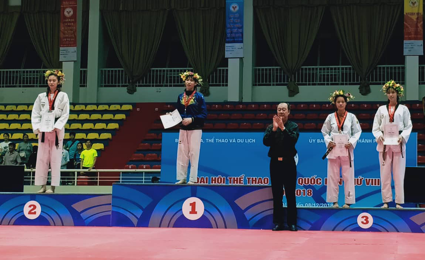 VĐV) Phạm Như Ngọc của Đội Taekwondo Tiền Giang đã đoạt được Huy chương Đồng hạng cân 49kg Nữ.