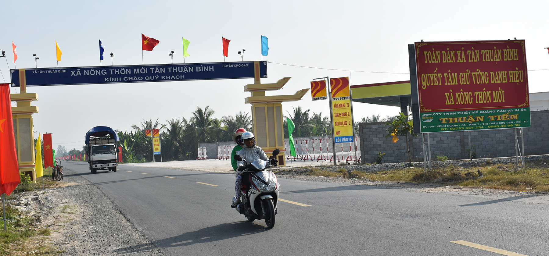 Xã Tân Thuận Bình (Chợ Gạo) đạt chuẩn xã NTM năm 2018