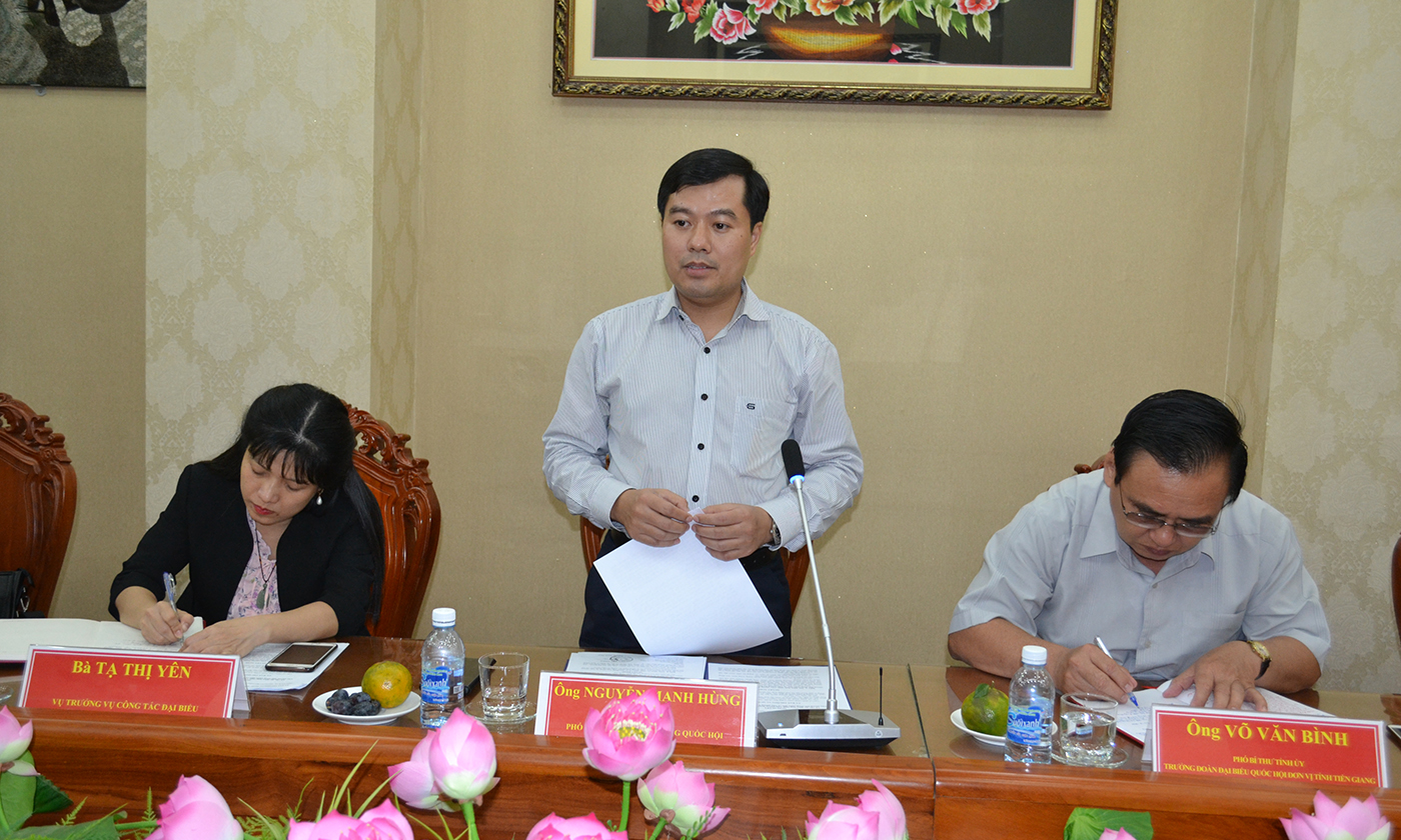 Phó Chủ nhiệm VPQH Nguyễn Mạnh Hùng 