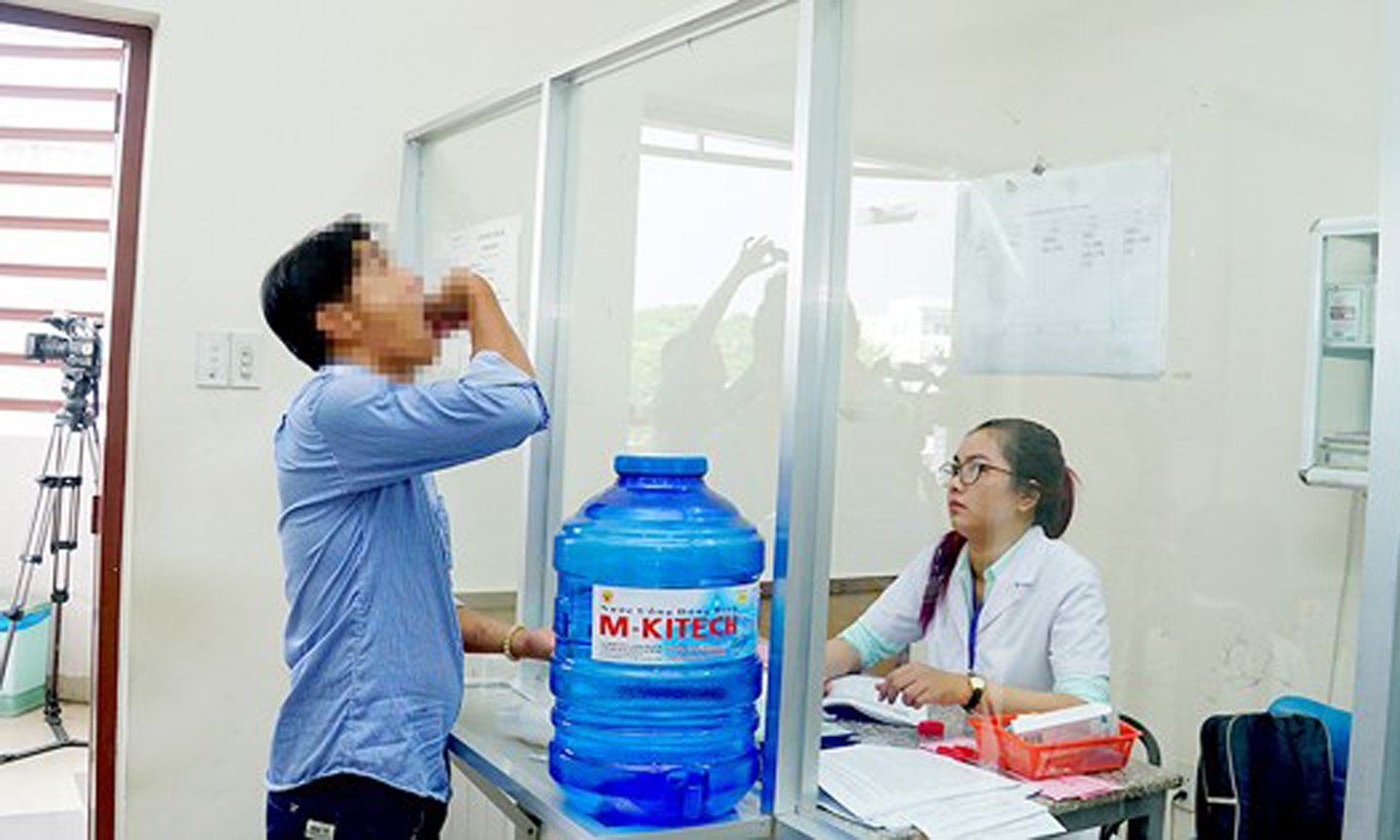 Bệnh nhân điều trị ARV tại một trung tâm y tế trên địa bàn TPHCM