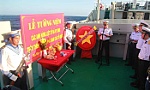 Nhà giàn DK1/15 đã nhận quà Tết