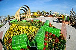 Ấn tượng với đường hoa Hùng Vương 2019