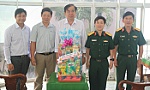 Bệnh viện Quân y 120 thăm, chúc tết Báo Ấp Bắc