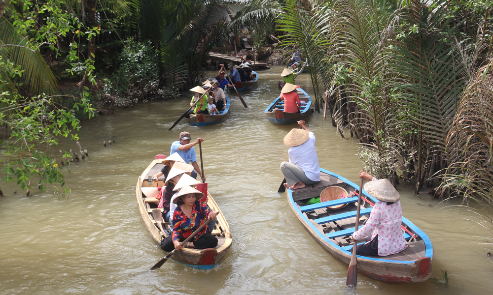 Theo Ban Quản lý Bến tàu thủy du lịch Mỹ Tho, 4 ngày nghỉ Tết Dương lịch 2019, có hơn 14 ngàn lượt khách đến TP. Mỹ Tho thông qua bến tàu, trong đó lượng khách quốc tế chiếm hơn 10. 000 lượt người. 