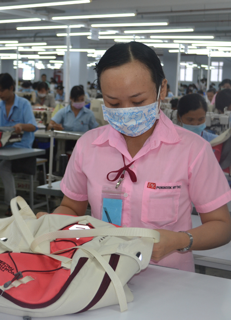 Giá trị xuất khẩu của Tiền Giang tăng nhanh trong những năm gần đây.