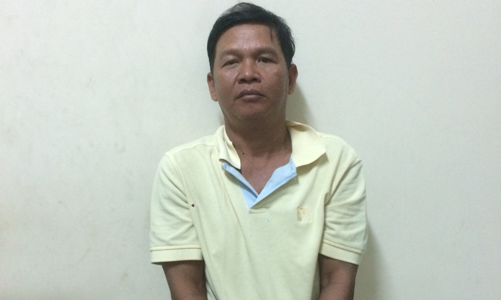 Đối tượng Yên bị bắt giữ.