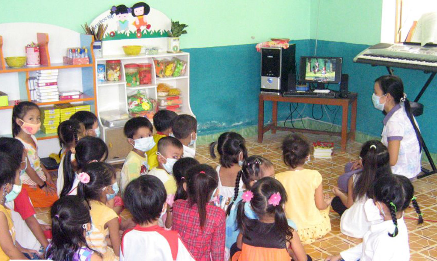 Các bệnh lây qua đường hô hấp rất dễ gặp ở trẻ trong thời điểm giao mùa. ?nh minh h?a:Ảnh minh họa: C.K