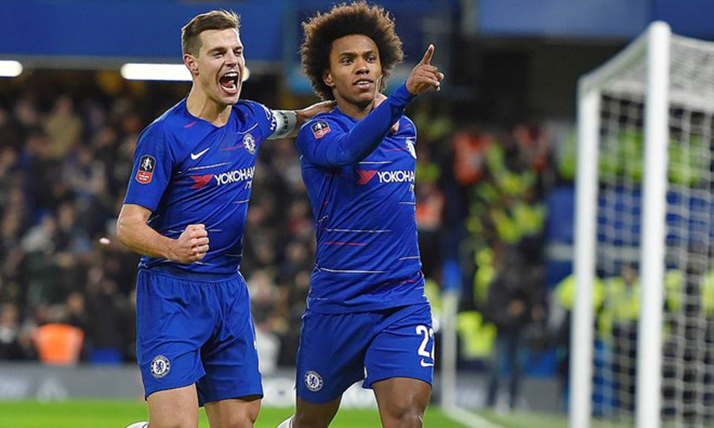 Chelsea vào vòng 5 FA Cup.