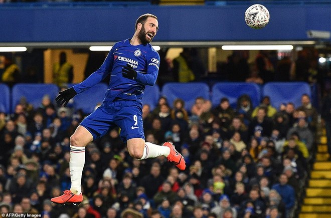 Higuain chưa chứng tỏ được nhiều trong ngày ra mắt.