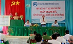 Đồng chí Trần Thanh Đức gặp gỡ nhân dân xã Mỹ Lợi B
