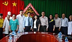 Trưởng Ban Tuyên giáo Tỉnh ủy thăm các cơ sở y tế