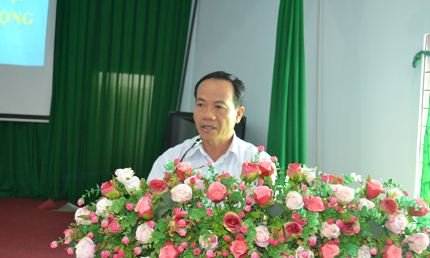 Đại biểu phát biểu tại hội nghị