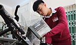 Xe đạp lọc khí, sáng tạo bảo vệ môi trường của học sinh