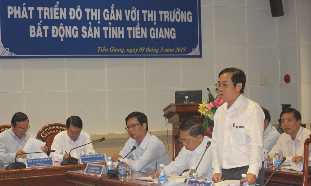 Đại diện Sở Xây dựng TP. Hồ Chí Minh chia sẻ kinh nghiệm.