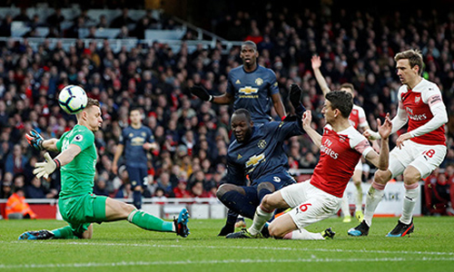 Lukaku bỏ lỡ rất nhiều cơ hội ghi bàn. Ảnh bongdaplus