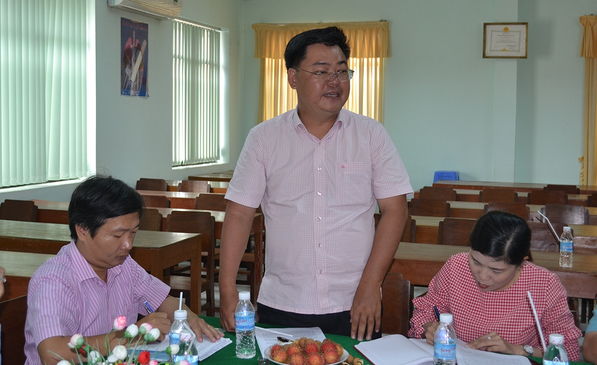 Đại biểu phát biểu tại hội nghị
