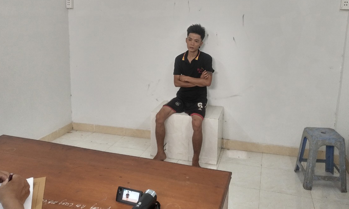 Đối tượng tại cơ quan chức năng.
